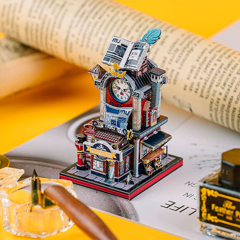 Libreria Misteriosa Book Store Puzzle 3D de Metal