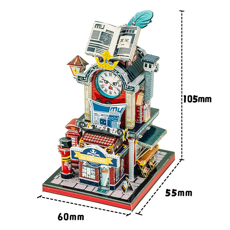 Libreria Misteriosa Book Store Puzzle 3D de Metal