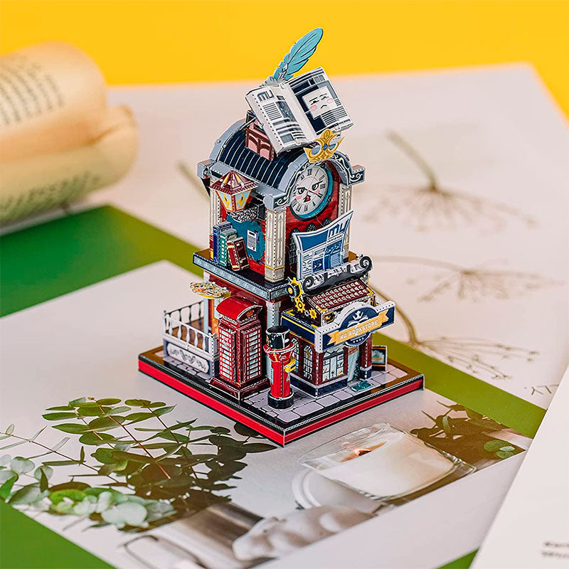 Libreria Misteriosa Book Store Puzzle 3D de Metal