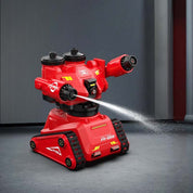 Robot Bombero Lanza Agua Luz LED Radio Control Dual