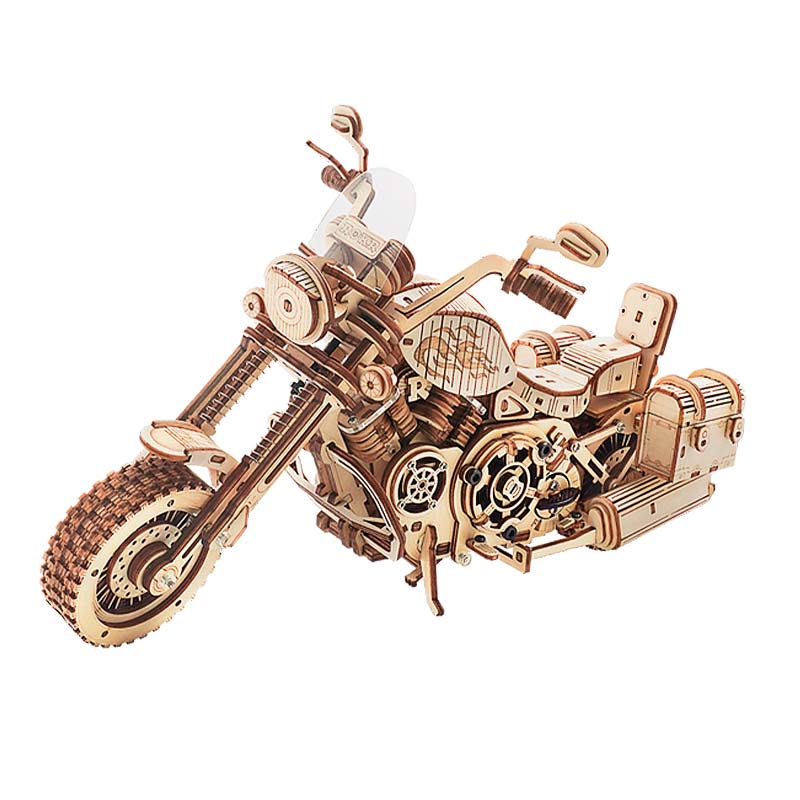 Moto Cruiser Clásica Rompecabezas Puzzle 3D Robotime