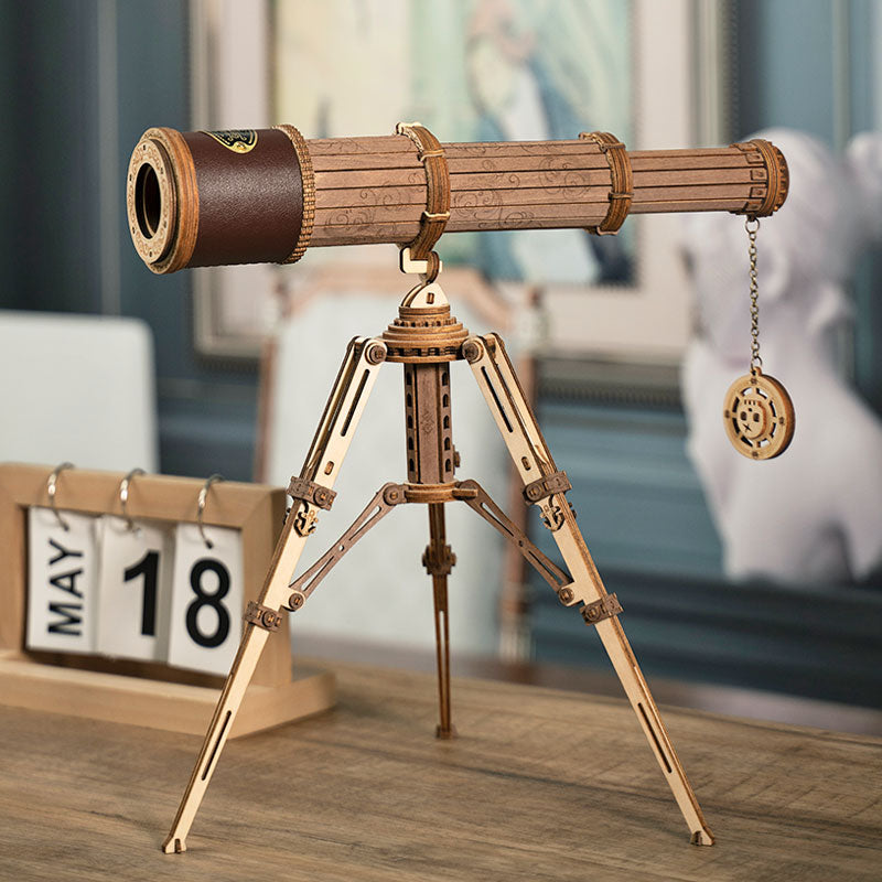 Telescopio de Madera Rompecabezas Puzzle 3D STEM Robotime