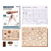 Telescopio de Madera Rompecabezas Puzzle 3D STEM Robotime