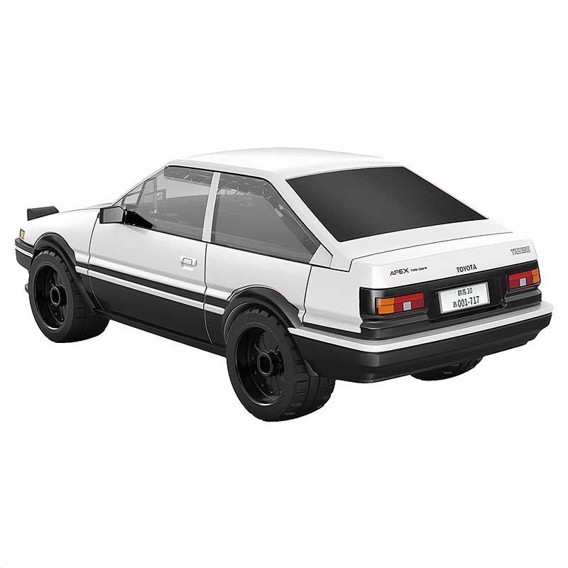 Initial D Toyota AR86 Trueno Armable 72 Piezas Escala 1:35