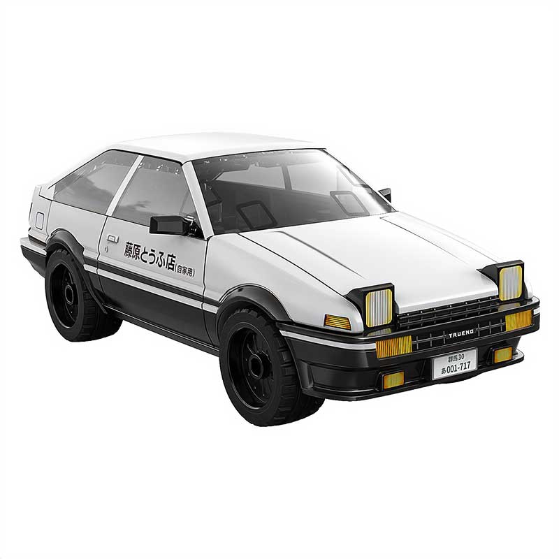 Initial D Toyota AR86 Trueno Armable 72 Piezas Escala 1:35