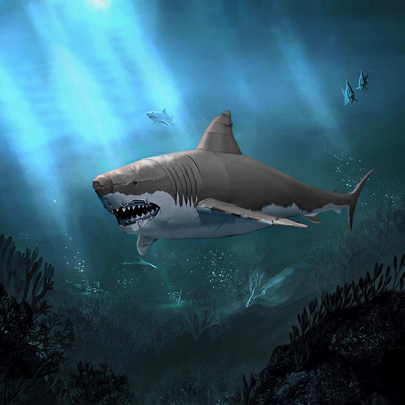 Metal Earth ME1008 Great White Shark Armable