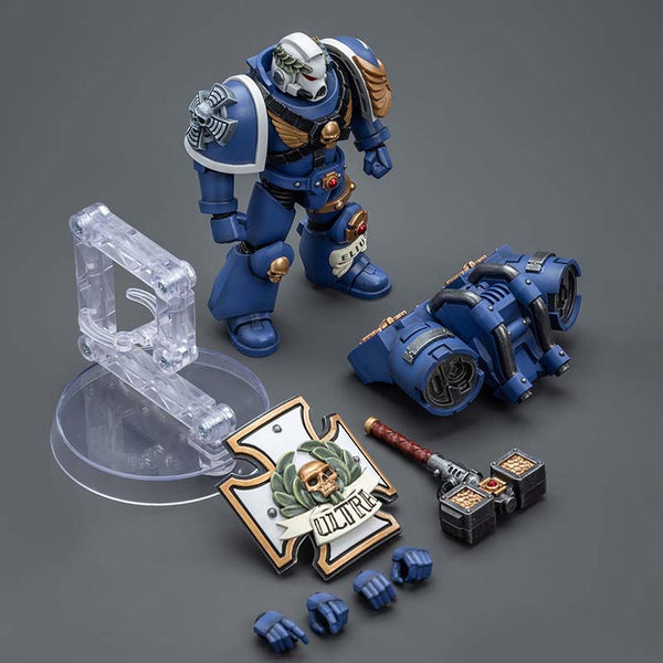 Ultramarines Vanguard Veteran with Thunder Hammer and Storm Shield Warhammer Joytoy