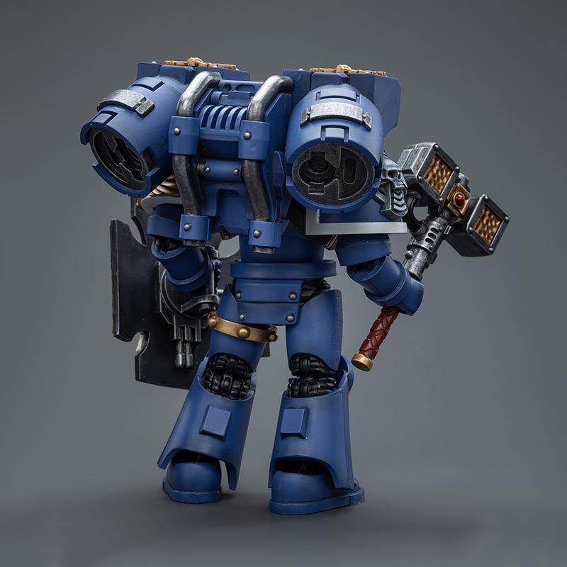 Ultramarines Vanguard Veteran with Thunder Hammer and Storm Shield Warhammer Joytoy