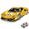 Deportivo Giallo 3187 Piezas Escala 1:8 Radio Control LED CaDA