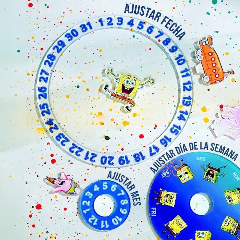 Bob Esponja Calendario Perpetuo Toi