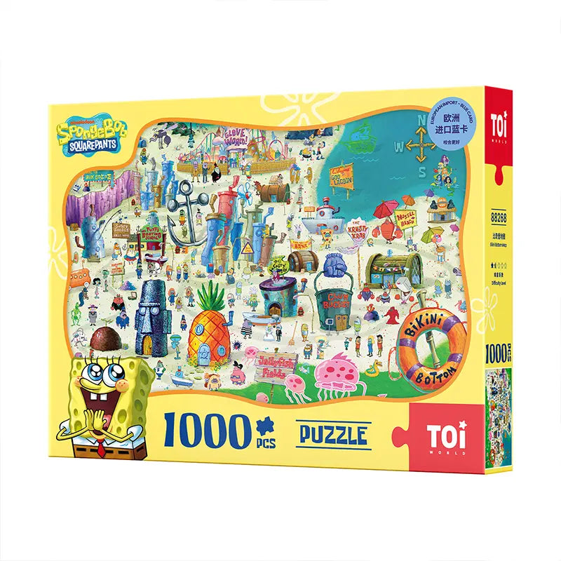 Bob Esponja Rompecabezas Bikinis Map