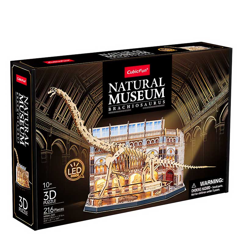 PREVENTA Braquiosario Museo de Historia Natural Cubicfun