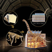 PREVENTA Braquiosario Museo de Historia Natural Cubicfun