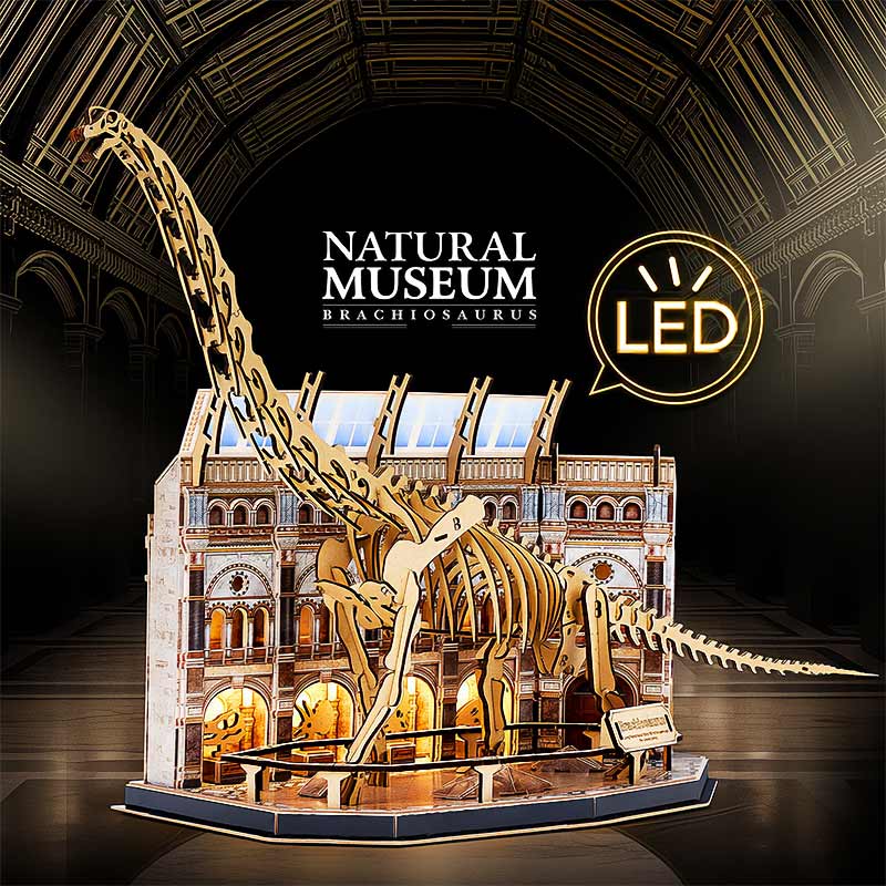 PREVENTA Braquiosario Museo de Historia Natural Cubicfun