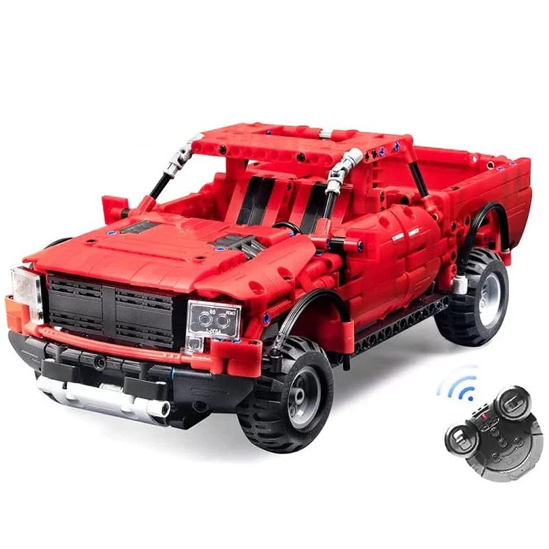 Camioneta Pickup Radio Control Armable 549 Piezas