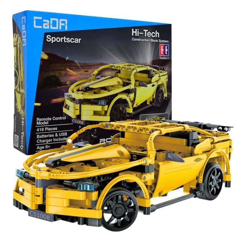 Deportivo Sport Car Radio Control Armable 419 Piezas
