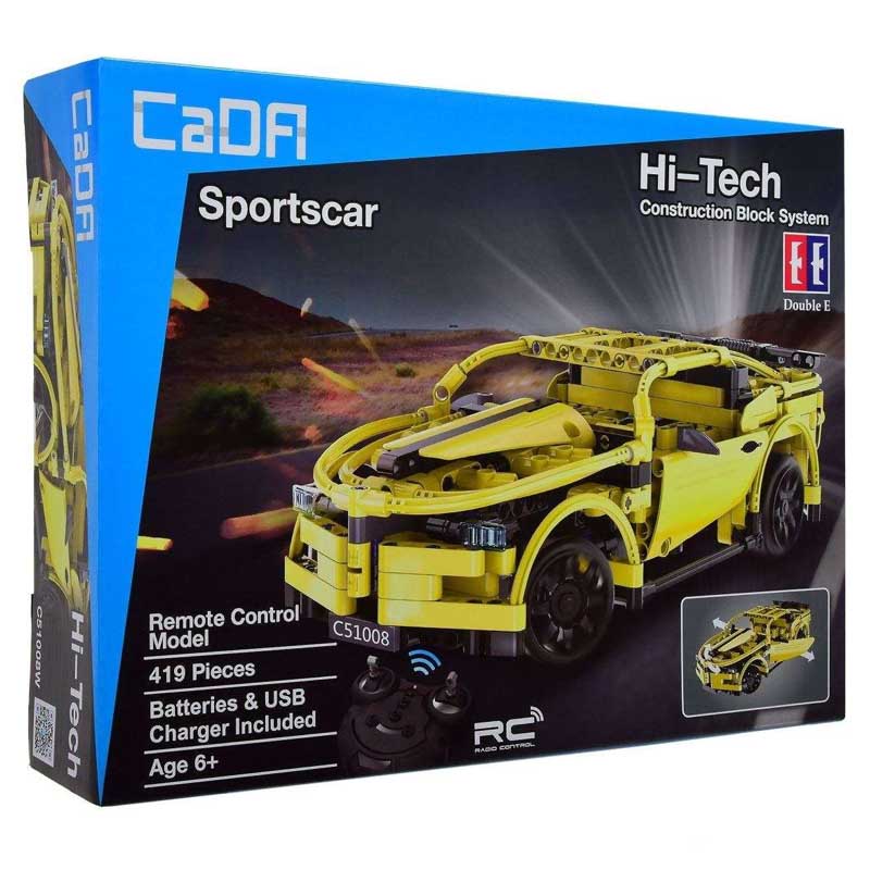 Deportivo Sport Car Radio Control Armable 419 Piezas