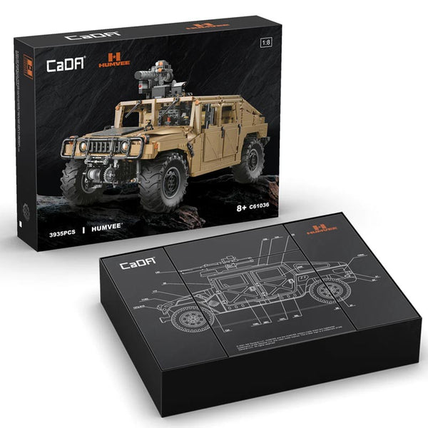 Humvee Off Road Grado Militar 3935 Piezas Escala 1:18