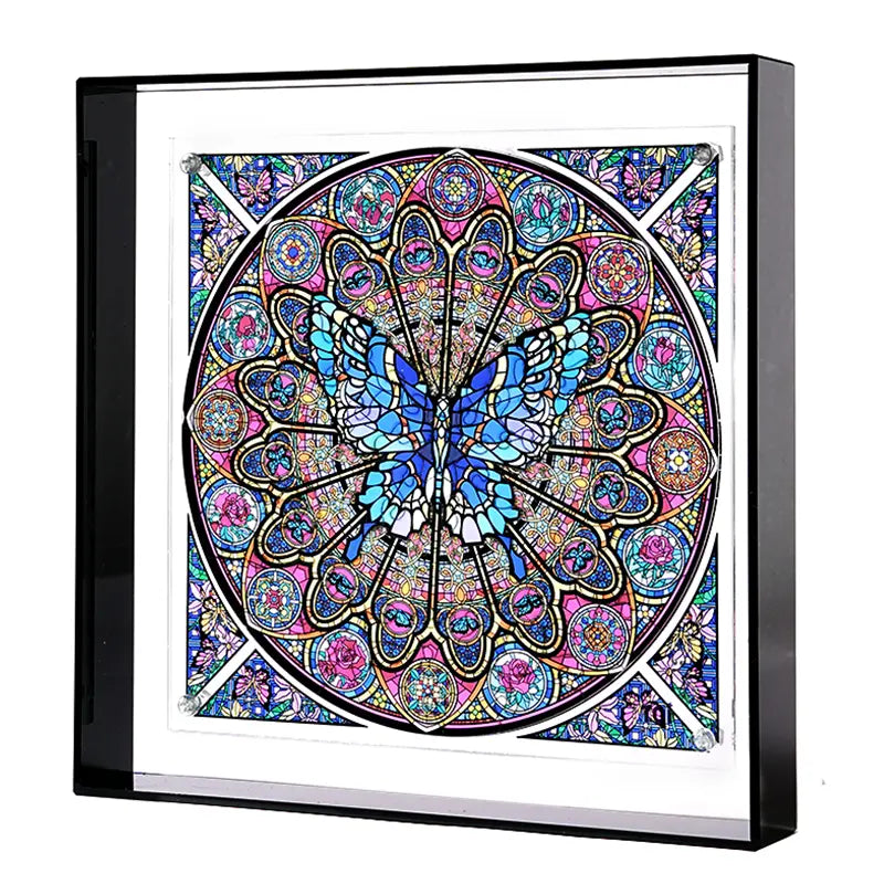 Cuadro Vitral Mariposa Toi