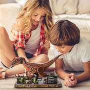 Velociraptor Armable Puzzle 3D 63 Piezas Cubicfun Natgeo