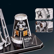 Nasa Cohete Saturn V Armable Puzzle 3D 136 Piezas