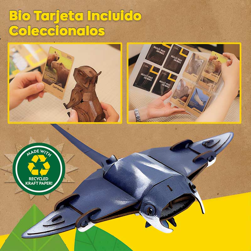 PREVENTA Manta Raya Natgeo Cubicfun