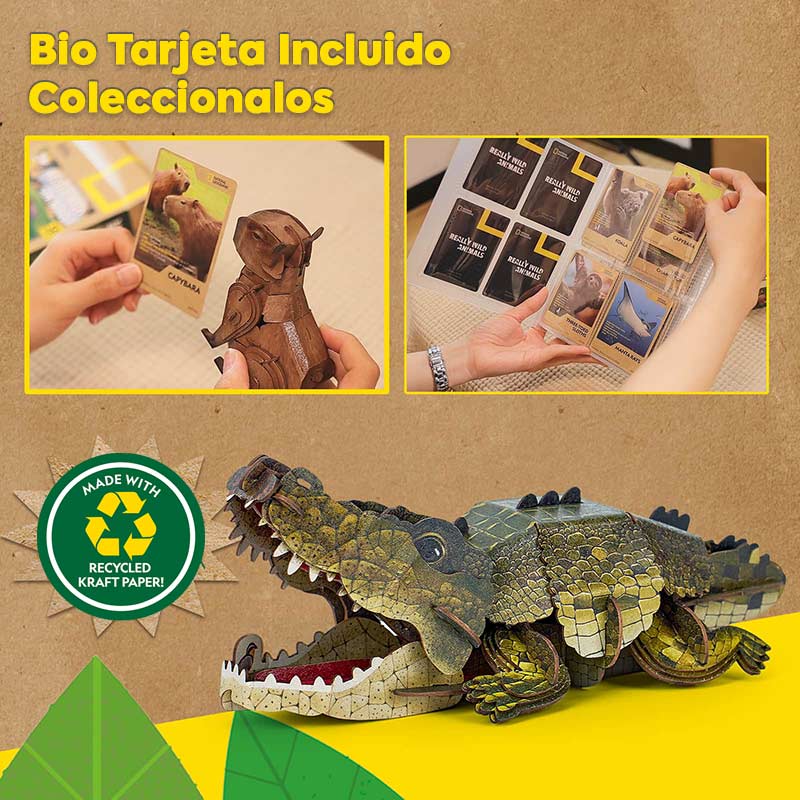 PREVENTA Cocodrilo Natgeo Cubicfun