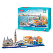 Venecia City Line Italia Rompecabezas 3D Cubicfun Puzzle 3D