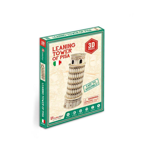 Italia Torre de Pisa Miniatura Armable Puzzle 3D Serie S