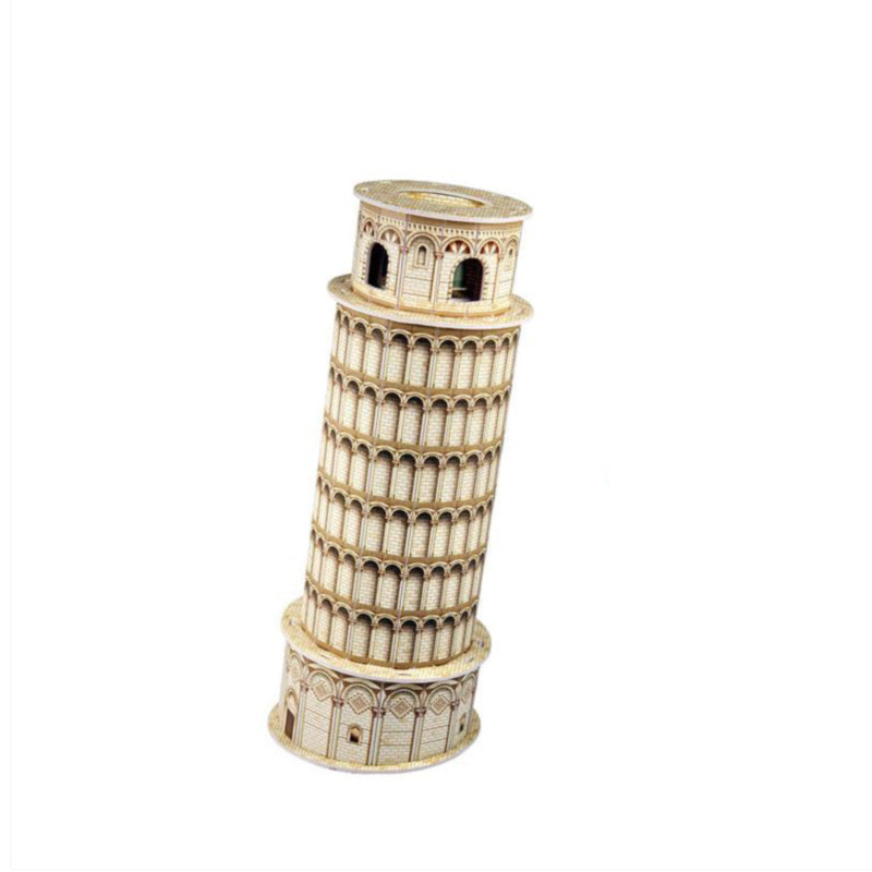 Italia Torre de Pisa Miniatura Armable Puzzle 3D Serie S