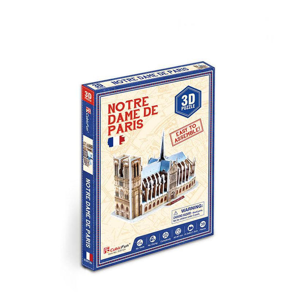 Francia Notre Dame Minaitura Armable Puzzle 3D Serie S