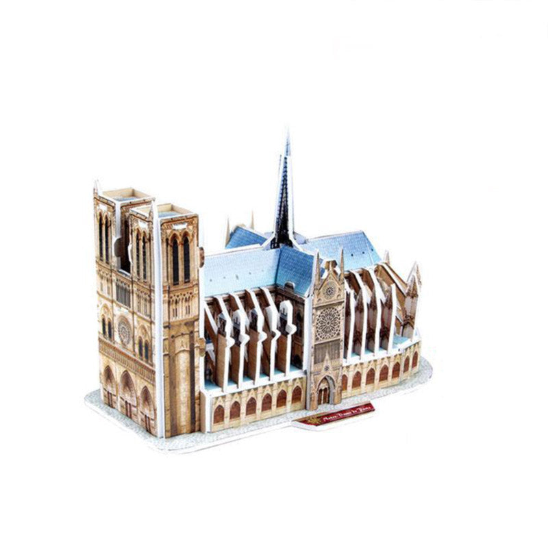 Francia Notre Dame Minaitura Armable Puzzle 3D Serie S