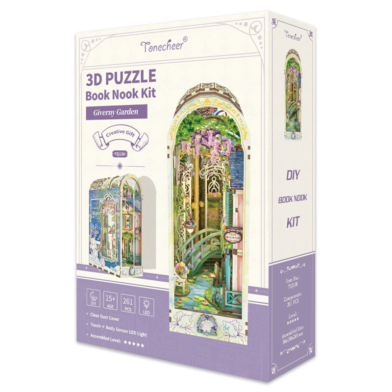 PREVENTA Giverny Garden Claude Monet Booknook Tonecheer