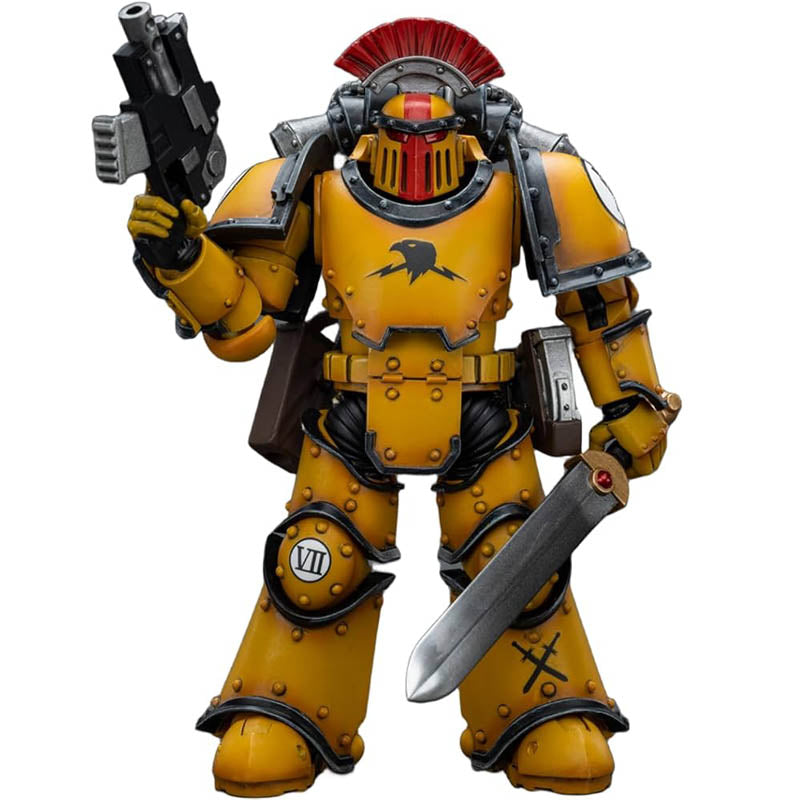 Imperial Fists Legion MkIII Tactical Squad Sergeant with Power Sword Warhammer JOYTOY