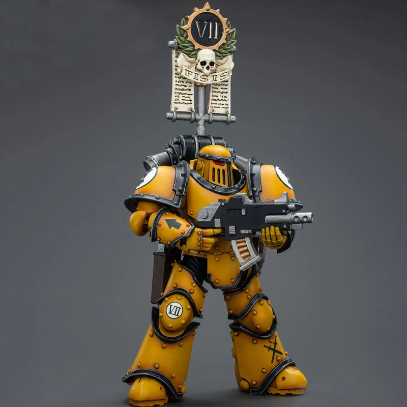 Imperial Fists Legion MkIII Tactical Squad Legionary with Legion Vexilla Warhammer JOYTOY