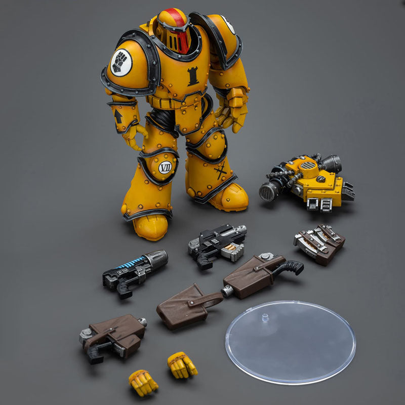 Imperial Fists Legion MkIII Tactical Squad Sergeant with Power Fist Warhammer JOYTOY