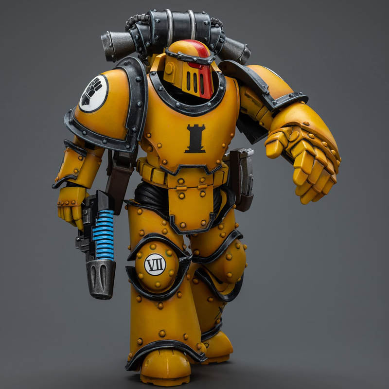 Imperial Fists Legion MkIII Tactical Squad Sergeant with Power Fist Warhammer JOYTOY