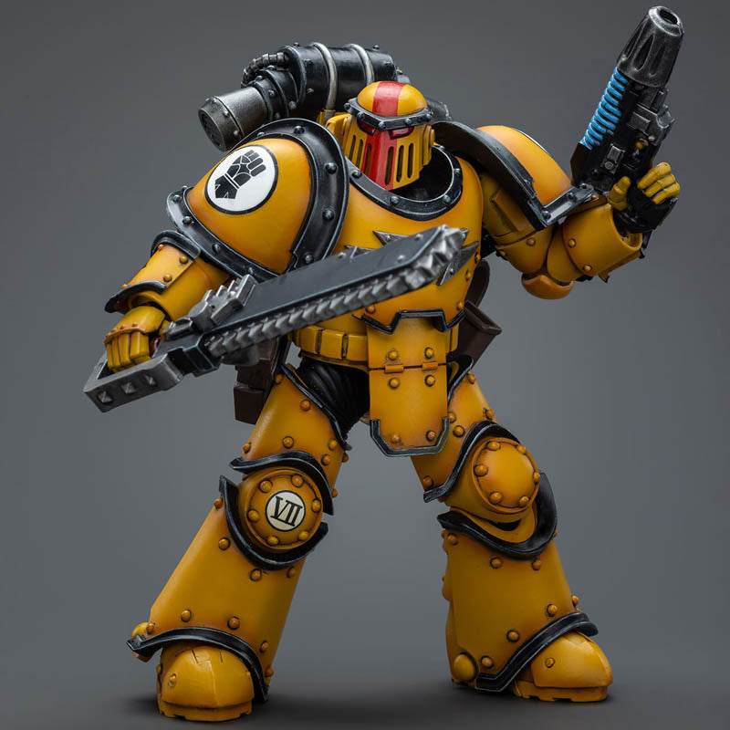 Imperial Fists Legion MkIII Despoiler Squad Sergeant with Plasma Pistol Warhammer JOYTOY