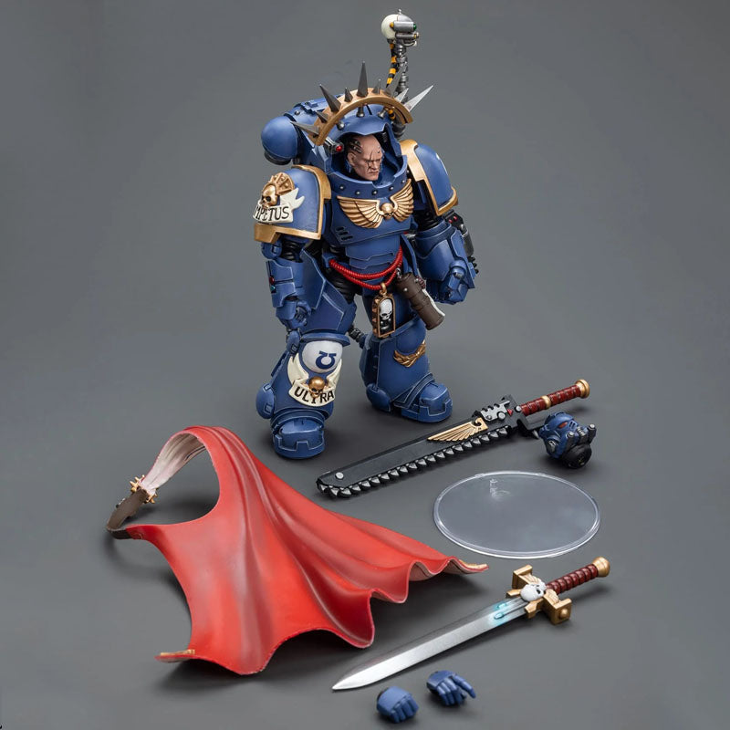 Ultramarines Captain in Gravis Armour Warhammer Joytoy