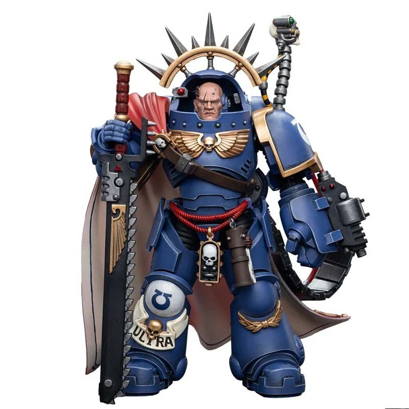 Ultramarines Captain in Gravis Armour Warhammer Joytoy