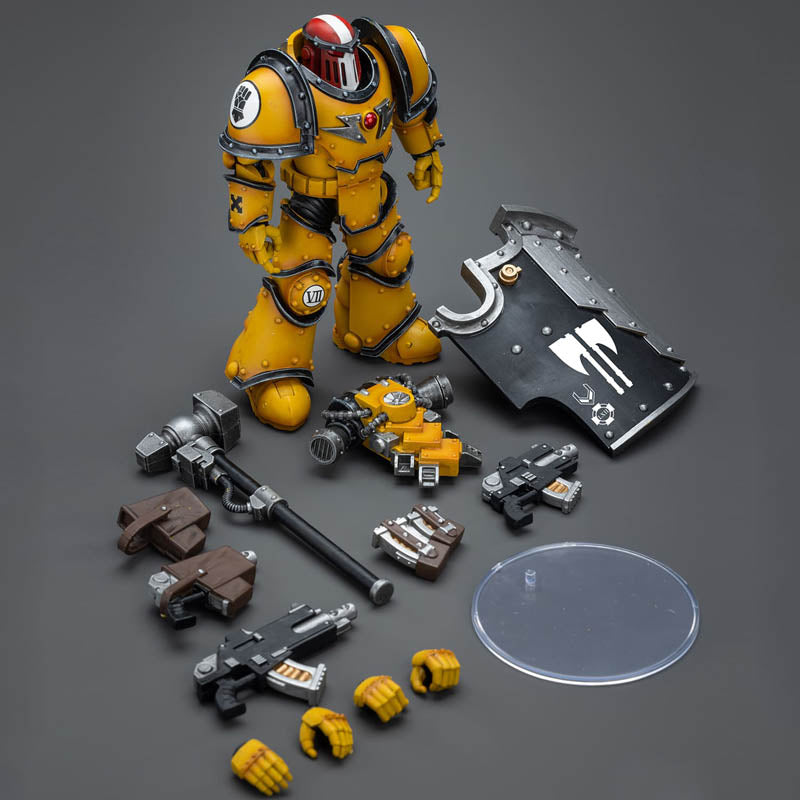 Imperial Fists Legion MkIII Breacher Squad Sergeant with Thunder Hammer Warhammer JOYTOY