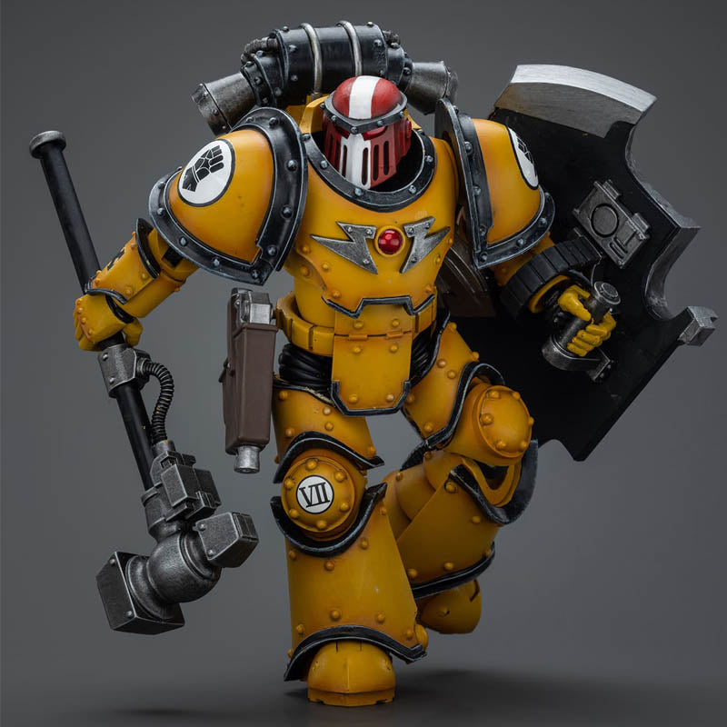 Imperial Fists Legion MkIII Breacher Squad Sergeant with Thunder Hammer Warhammer JOYTOY