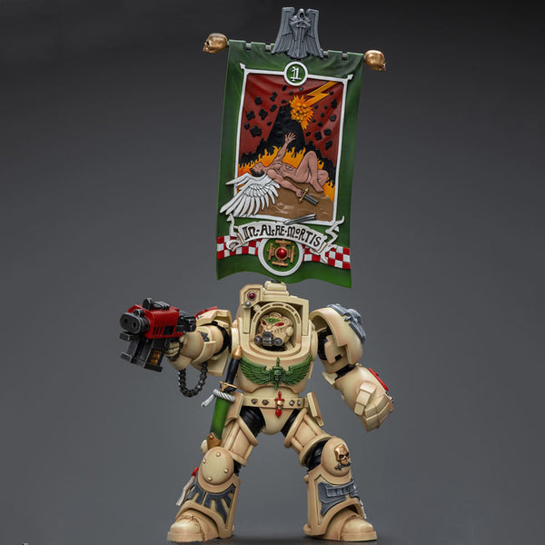 Dark Angels Deathwing Ancient with Company Banner Warhammer JOYTOY