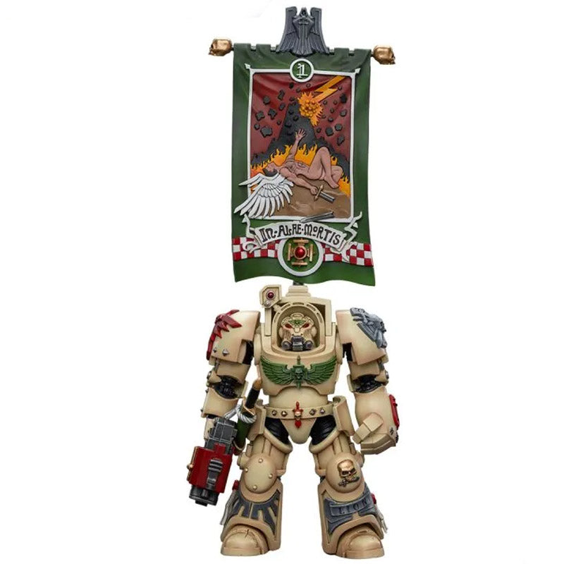 Dark Angels Deathwing Ancient with Company Banner Warhammer JOYTOY