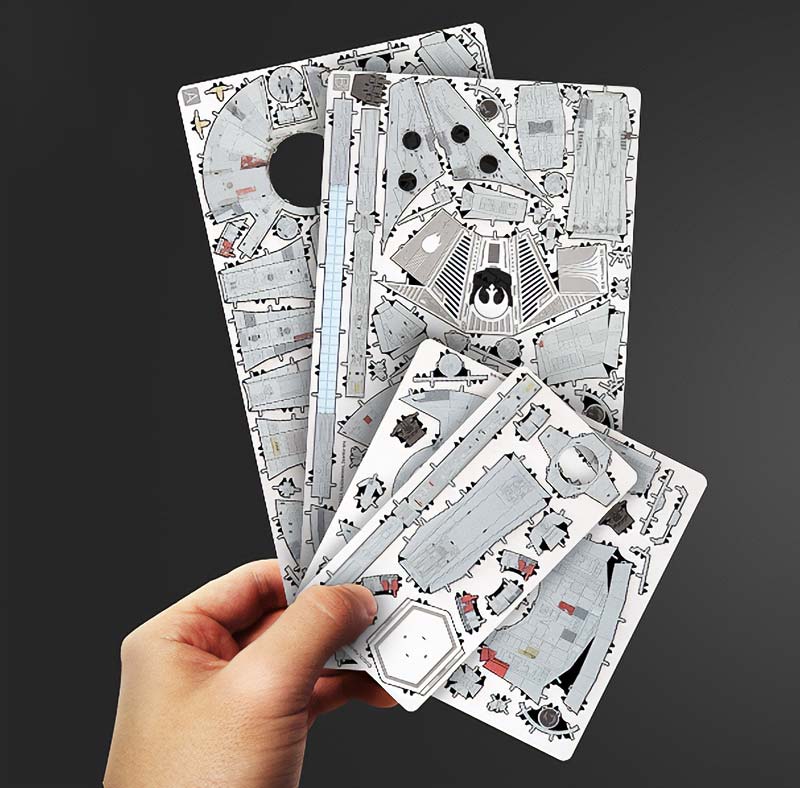 Star Wars Millennium Falcon Color Metal Earth