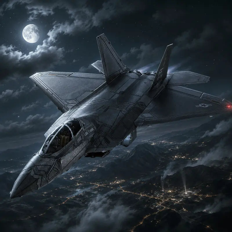 F-22 Raptor Puzzle 3D Metal Earth