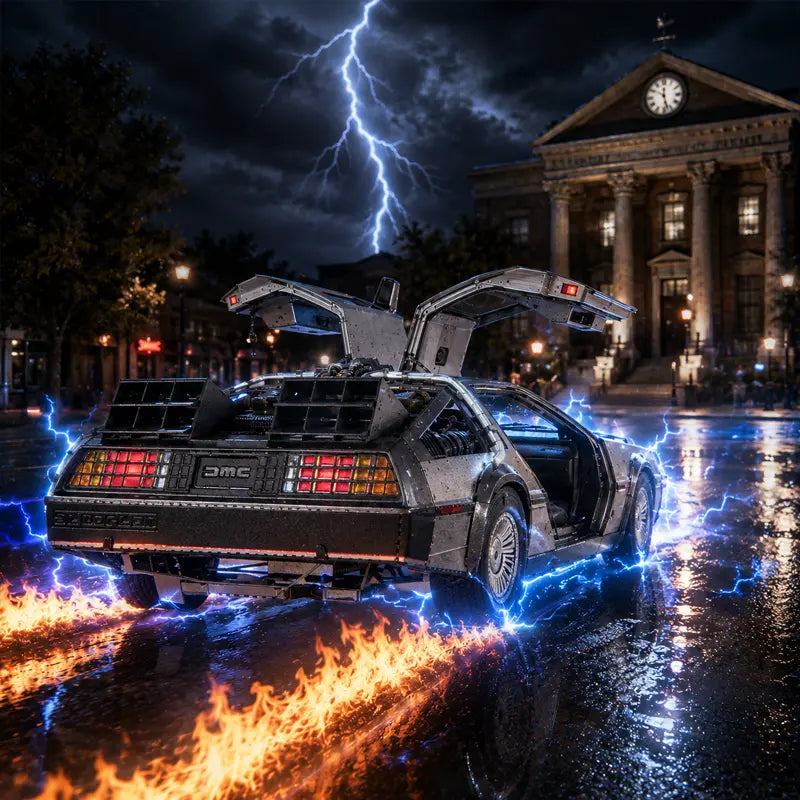 DMC DeLorean Volver al Futuro Metal Earth