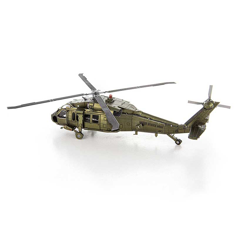 Black Hawk Helicóptero Puzzle 3D Metal Earth