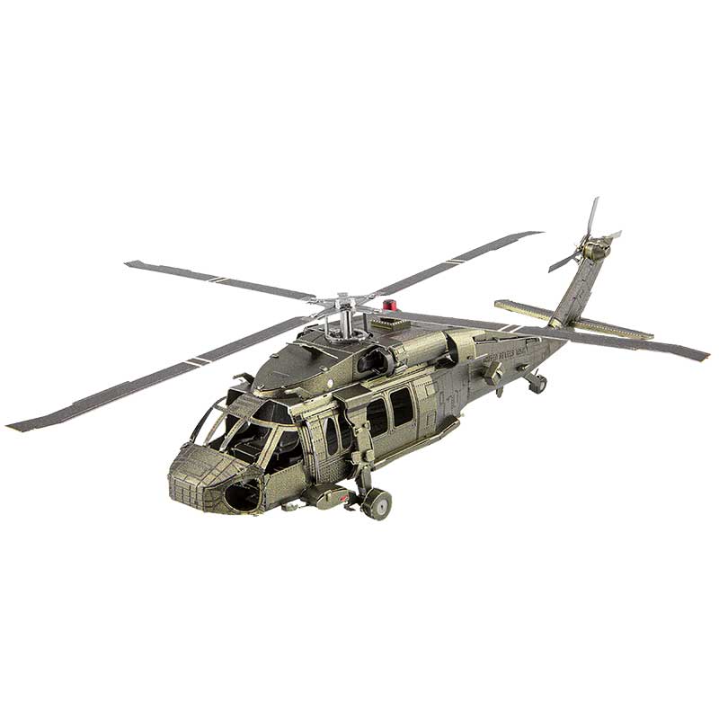 Black Hawk Helicóptero Puzzle 3D Metal Earth