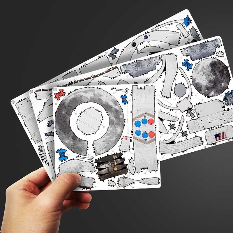 Nasa Astronauta Apollo 11 Metal Earth